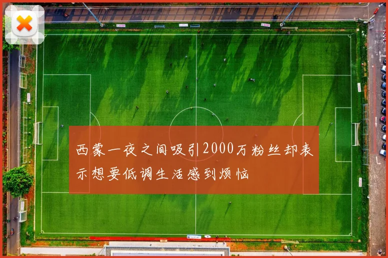西蒙一夜之间吸引2000万粉丝却表示想要低调生活感到烦恼